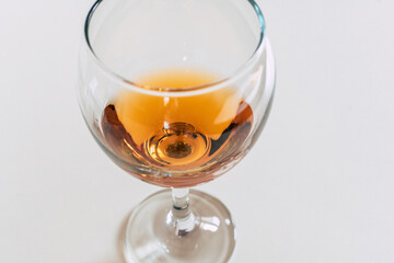 A glass of fine cognac