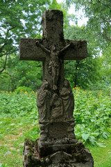 Old cemetery in Wolosate, Bieszczady Mountains, Poland