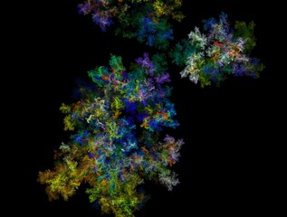 Imaginatory fractal background Image