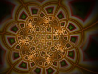 Imaginatory fractal background Image