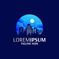 Fototapeta premium city logo design