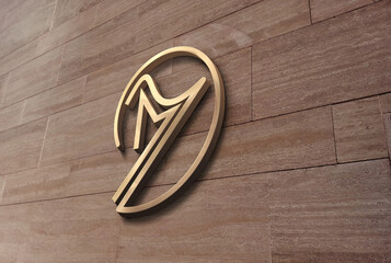 3d logo design concept