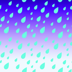 seamless pattern with dots, vector illustration rain
