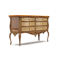 Baroque Chest Drawers 3d Illustration