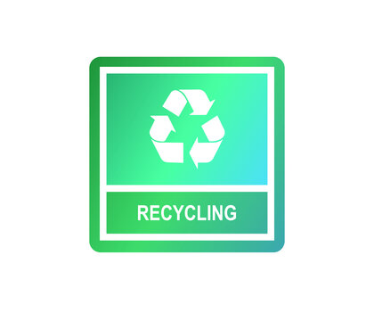 Recycle sign vector illustration. Ecology reuse vector icon.

