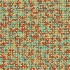 Abstract Geometric Pattern generative computational art illustration