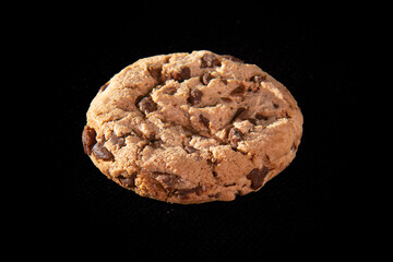 Isolated in black with a lighting that makes the texture looking delicious.