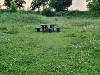 bench in the park