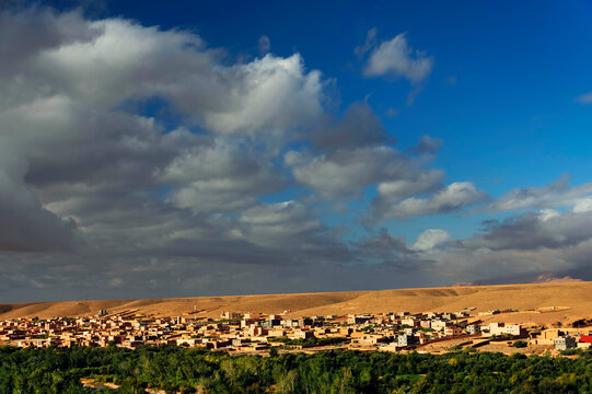Village in the Atlas mountains, Morocco, Africa