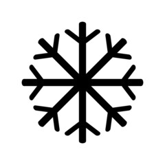 Frost resistance icon, snow, Packaging Symbol