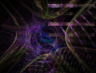 Imaginatory fractal background Image