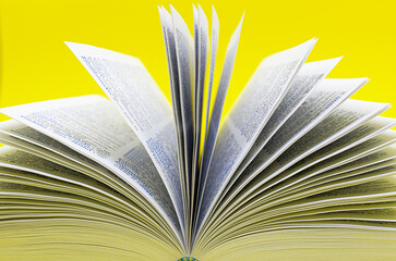 offenes Buch, Buchblätter