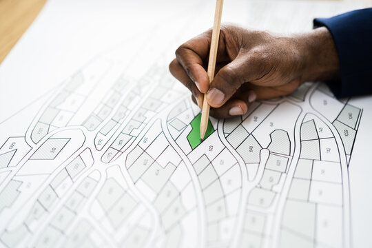 Land Map And Urban Building Project Plan