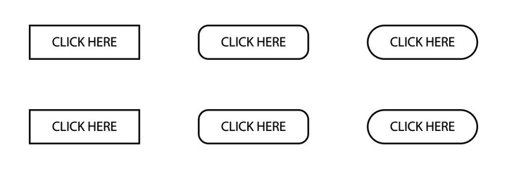 Haga clic aquí. Conjunto de botones de teclado de diferentes diseños estilo línea