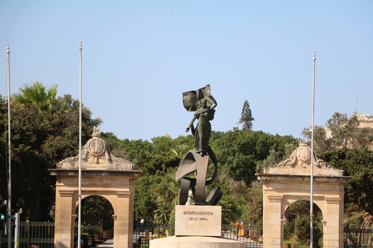 The Mall Il-Mall In Floriana Valletta, Malta