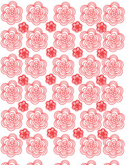 Roses pattern