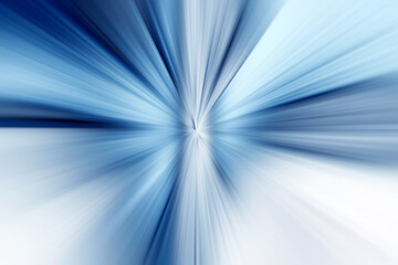 Abstract radial zoom blur surface of blue, gray and white tones. Abstract blue background with radial, radiating, converging lines.	