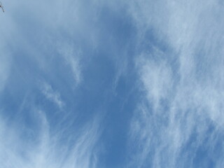 blue sky with clouds