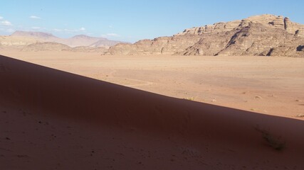 Fototapeta na wymiar Wadi Rum in Jordanien