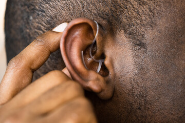 Hearing Aid And Audiology. Handicap