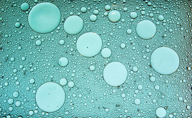 Abstract colorful bubbles. Freeze motion of color dust particles splash. Background image.