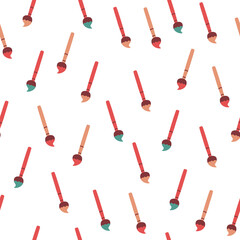 Simple brush repeat pattern design
