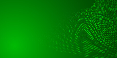 Abstract background made of halftone dots in green colors © Olga Moonlight