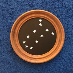 Framed Collage with the Constellation Gemini