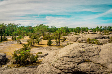 Valle de rocas en Mexiquillo 