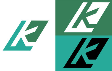 Fototapeta premium Logo Vector Graphic Of Letter K Type, Perfect For Logo Company or Icon If Using Letter K