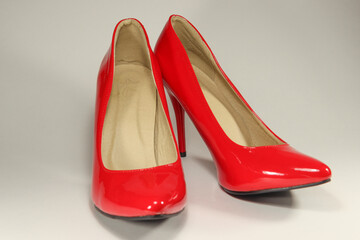 red high heels