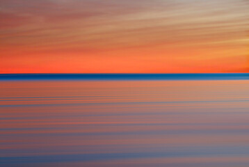 Colorful Ocean at Sunset in Chatham, Cape Cod