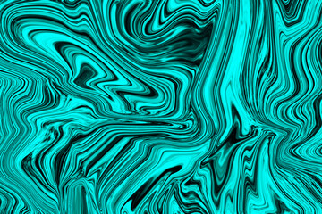 Abstract turqoise liquid marble