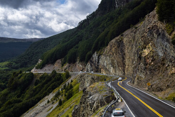 road in mountains