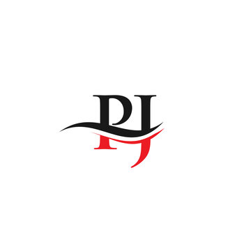 Initial Letter PJ Linked Logo for business and company identity. Modern Letter PJ Logo Vector Template with modern trendy