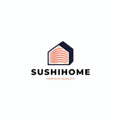 Sushi Home logo design