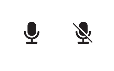 icon microphone black outline for web site design 
and mobile dark mode apps 
Vector illustration on a white background