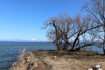 Fototapeta na wymiar 冬の琵琶湖