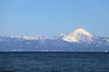 冬の琵琶湖