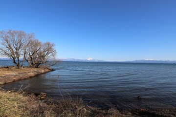 冬の琵琶湖