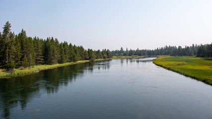 Sunriver Oregon, Open Landscape With River