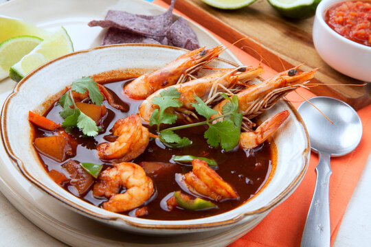 Mexican Shrimp Soup - Caldo de Camaron