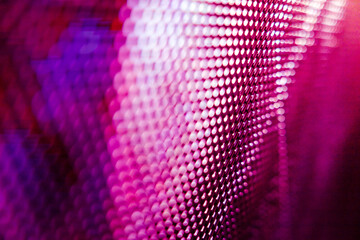 CloseUp LED blurred screen. LED soft focus background. abstract background ideal for design.