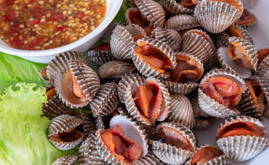 Thai style Mixed Seafood Dishes