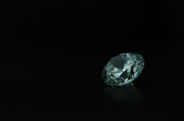 Blue diamonds with a black backdrop