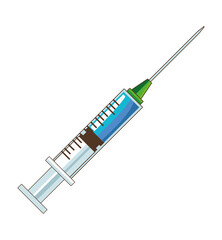 injection syringe vaccine medical icon