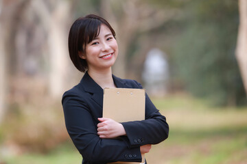 Fototapeta premium 女性社員イメージ