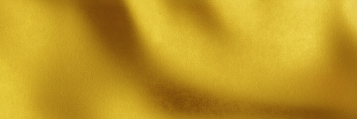 3D rendered abstract wavy gold background