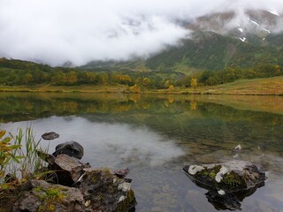 lake in the mountains
