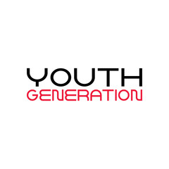 YOUTH GENERATION letter logo design vector